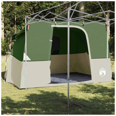 Tenda con tetto Altro Verde e Nero 280 x 220 x 176 cm - Foto 2