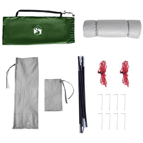 Tenda con tetto Altro Verde e Nero 280 x 220 x 176 cm - Foto 9