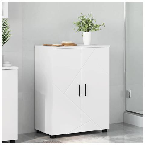 Mobile da Bagno Bianco 60 x 35 x 80 cm Legno multistrato - Foto 2