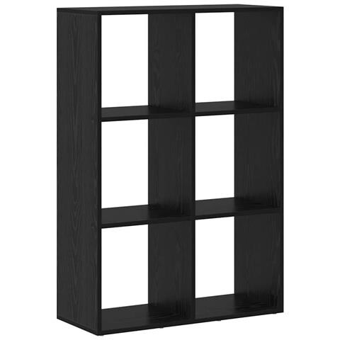 Armadio per Libri Rovere nero 69.5 x 29 x 103.5 cm - Foto 1
