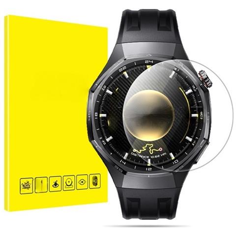 Protezione Schermo In Vetro Temperato Hd Rorzato Con Alluminio Compatibile Con Huawei Watch Gt6 41mm (confezione Da 2) - Foto 1