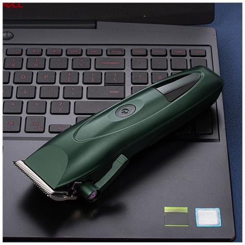 Tagliacapelli Elettrico Professionale Per Adulti Con Lama In Ceramica, Display Digitale E Velocità Regolabile Green - Foto 2