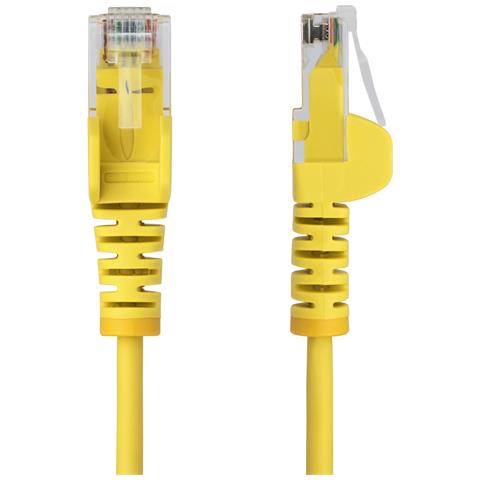 Cavo Ethernet CAT6 Giallo da 15m; Patch UTP con Plug RJ45 Antigroviglio e Rilievi di Trazione, Cavo Lan Slim in Rame Puro 28AWG, Sottoposto a test Fluke - Foto 5