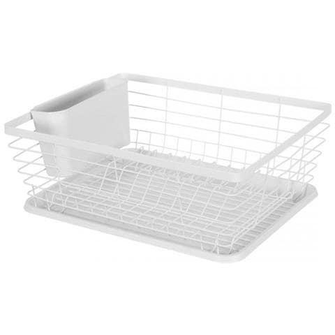 Scolapiatti con scolapiatti e vassoio 1495 Scolapiatti in metallo - Foto 1