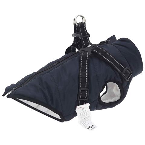 Cappotto per Cani Blu navy L32 Pile e Poliestere - Foto 1