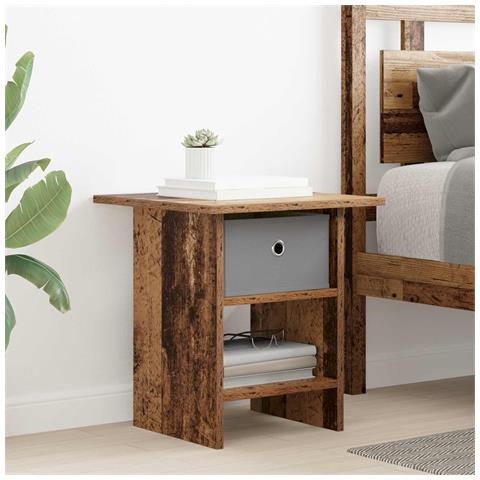 Comodino Legno vecchio 41 x 40 x 45 cm Legno multistrato - Foto 2