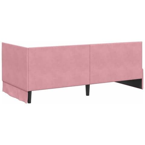 Struttura Letto Angolare con Materasso 2 pcs Grigio Velluto - Foto 9