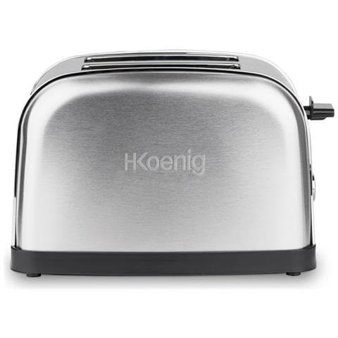 Tostapane Grill in acciao Inox 2 Fette TOAS7 Ampie Fessure, 6 Livelli di Doratura, Scongelamento, Tostatura, Facile Pulizia, 850 W - Foto 1
