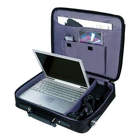 Borsa Notebook fino a 15/16" in Tessuto e Nylon - Nero  - Foto 2