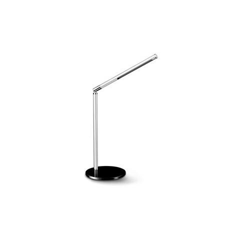 lampada da tavolo a led ecoline nero / grigio metallizzato - Foto 1