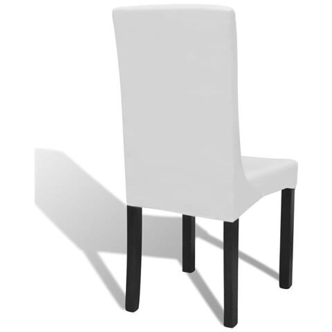Fodera Elastica Per Sedie 4 Pz. Bianco - Foto 5