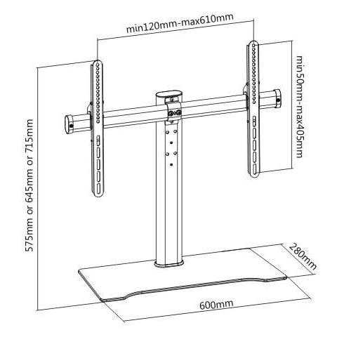Supporto da Tavolo per Schermi 32-55" - Foto 2