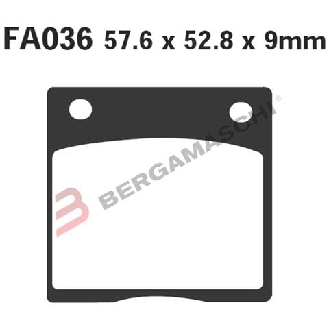 B1r R1303600 Ebc Pastiglie V Kawasaki Z1000 Fa036v - Foto 1