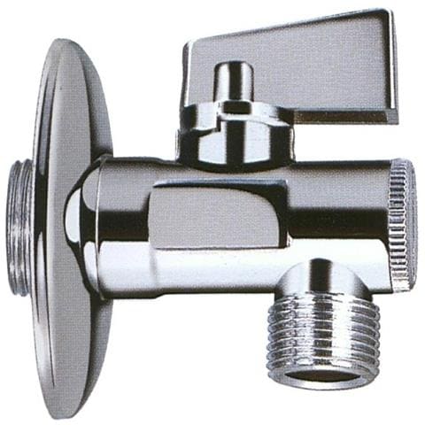 Acqua Chrome Isolamento Valvola A Sfera 12 X 38 Bsp Leva Per Rubinetti Idraulici - Foto 1