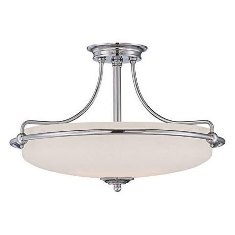 Quoizel Qz / griffin / sfm C - Lampadario Da Soffitto, Cromato, 53,3 X 53,3 X 35,6 Cm - Foto 1