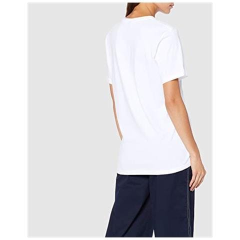 Ellesse Albany Maglietta Da Donna, Donna, Maglietta, Sgs03237, Bianco (optic Bianco), 38 - Foto 2