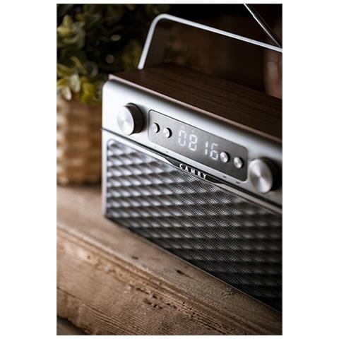 Cr1183 Radio Bluetooth, Retrò, Fm, Mp3, Porta Usb E Scheda Sd, Senza Fili, Portatile - Foto 29