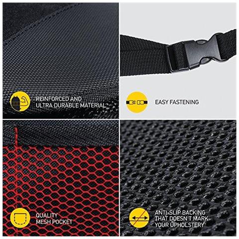 Auto Protezioni Di Sicurezza Per Seggiolini Per Bambini - Protegge Tappezzeria Dalle Macchie E Danni Con Imbottito Cover - Tasche Organizer - Universali E Attacchi Isofix - Anteriore E Posteriore Di Fronte La Sede Del Bambino Liner - Foto 4