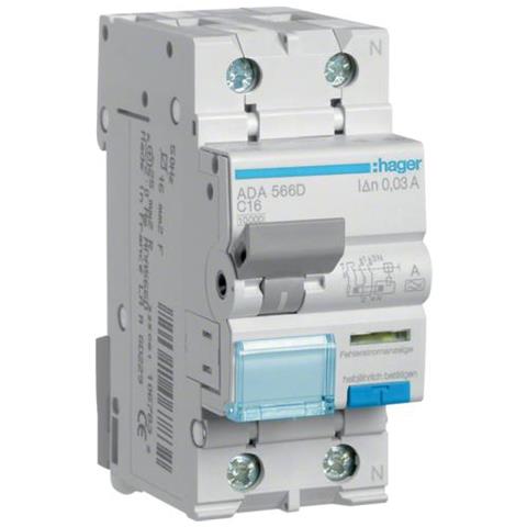 Fi / ls-schalter 1p+n 10ka C-16a 30ma Ada566d (ada566d) - Foto 1