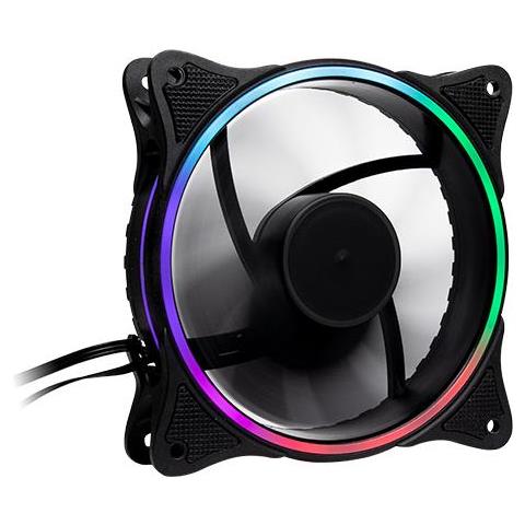 888860272 Ventola Per Pc Universale Ventilatore 12 Cm Nero 1 Pz - Foto 1