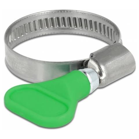 19514 Fascetta Per Manichetta Verde Butterfly Clamp - Foto 1