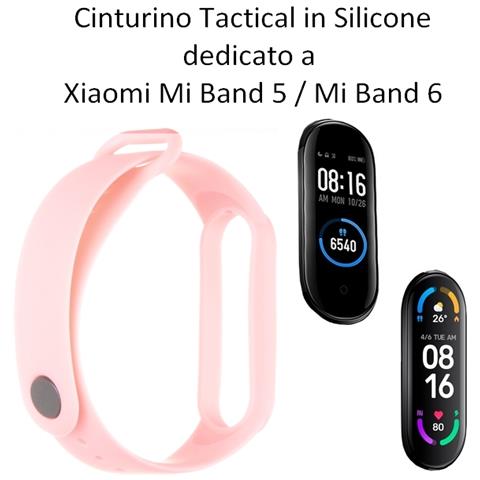 Cinturino 659 Originale Silicone Per Xiaomi Mi Band 5 - 6 Rosa - Foto 2
