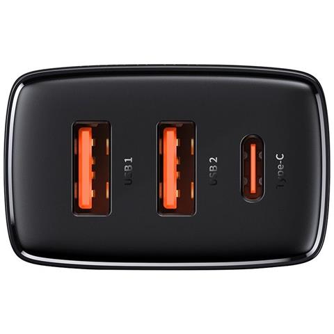 Caricabatterie Ccxj-e01 2x Usb-a 1x Usb-c 3 A (bsu2897blk)  - Foto 7