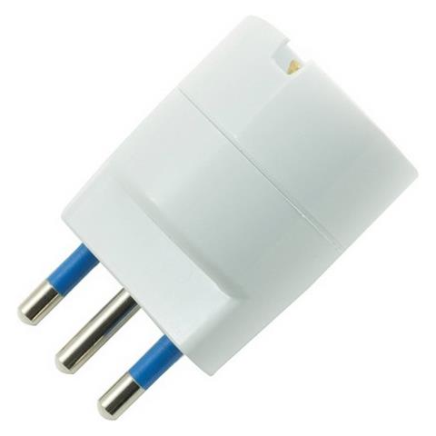Sl1006 Presa Adattatore Con Spina 10a Presa 2p-t 10a Schuko White - Foto 3