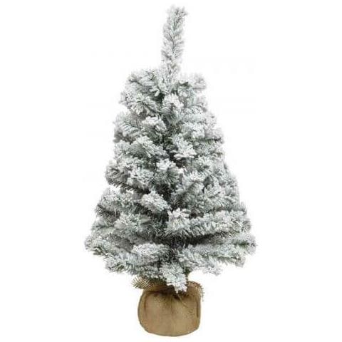 Albero Di Natale Innevato Da Interno - 60 Cm - Foto 1