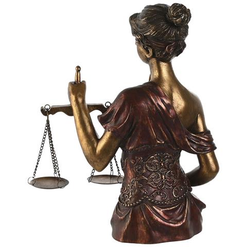 Statua Decorativa Home Esprit Rame 24,5 X 14 X 33,5 Cm - Foto 2