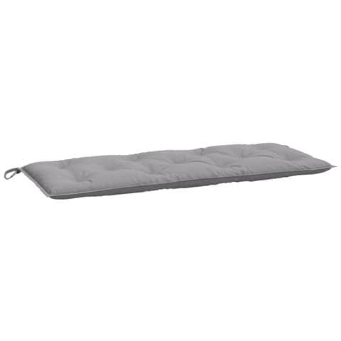 Cuscino Per Panca Grigio 120x50x7 Cm In Tessuto Oxford - Foto 2