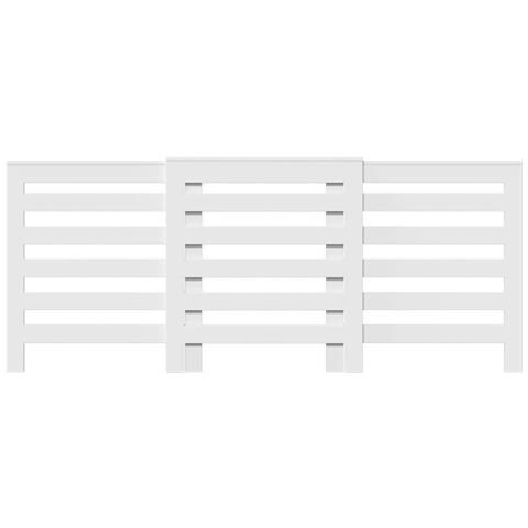 Copertura Termosifone Bianca 205x21,5x83,5 Cm Legno Multistrato - Foto 3