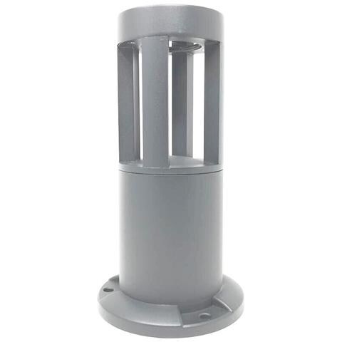 Lampioncino Da Terra Lampada 12w Led Luce Bianca Lampione Grigio X Giardino Ip65 - Foto 2