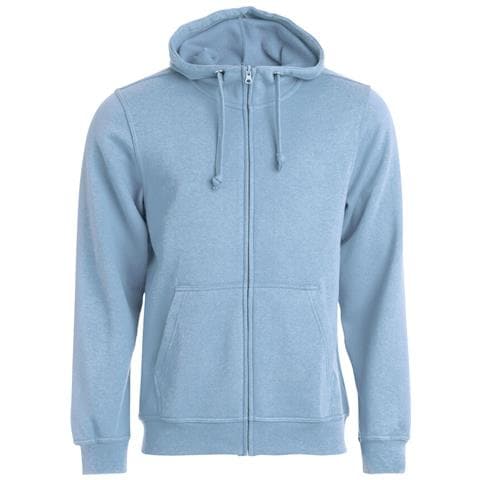 Basic Hoody Full Zip Men Azzurro Xs - Foto 1