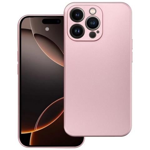 Custodia Tpu Silicone Cover Case Per Apple Iphone 16 Pro Rosa - Foto 1