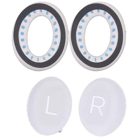 Cuscinetti Auricolari In Pelle Proteica Per Cuffie Bose Quietcomfort 45 White - Foto 6