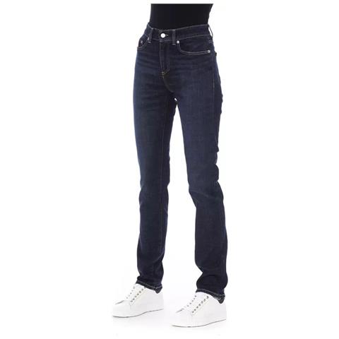 Jeans E Pantaloni In Cotone Blu - W27 - Foto 2