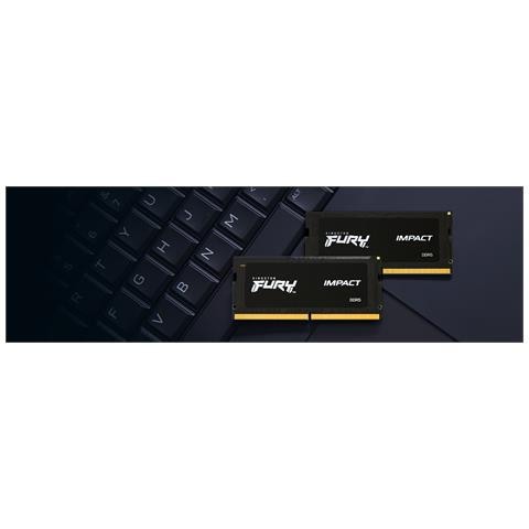 FURY 32 GB 6400 MT /s DDR5 CL38 SODIMM (Kit da 2) Impact XMP - Foto 2