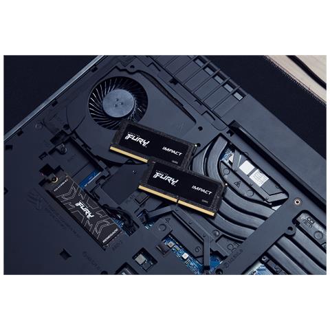 FURY 32 GB 6400 MT /s DDR5 CL38 SODIMM (Kit da 2) Impact XMP - Foto 19