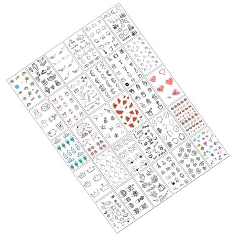 Tatuaggi Temporanei Chic - 30 Design Unici Per Dita - Foto 2