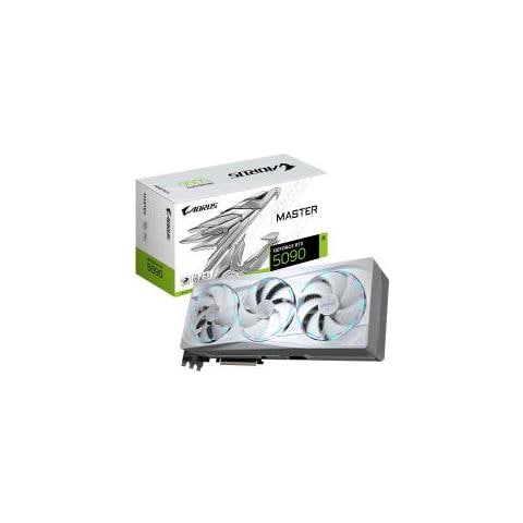 Aorus Geforce Rtx 5090 Master Ice 32gb Gddr7 Dlss4 Triple Fan Pci Express X16 5.0 - Foto 1
