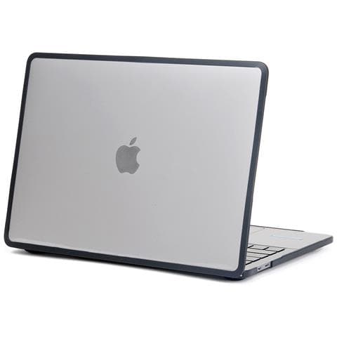 Custodia Protettiva Nera Trasparente Compatibile Con Macbook Air 13 A1932 A2179 A2337 - Foto 2