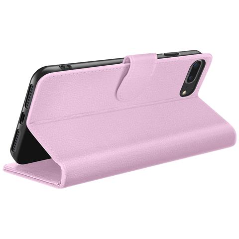 Custodia A Portafoglio Per Iphone 8 Plus / 7 Plus Supporto E Linguetta Magnetica, Rosa - Foto 2