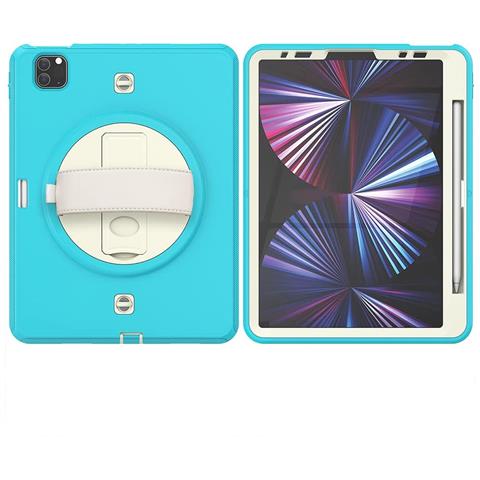 Custodia Per Ipad Mini 6 8.3"" Con Supporto E Tracolla Turchese - Foto 1