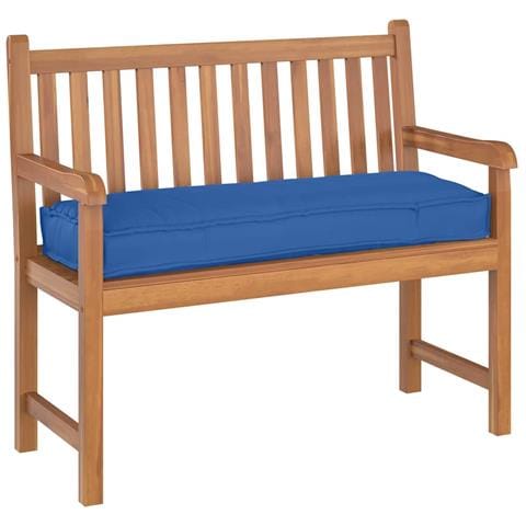 Cuscino per panca pallet Blu reale 120 x 40 x 8 cm - Foto 2