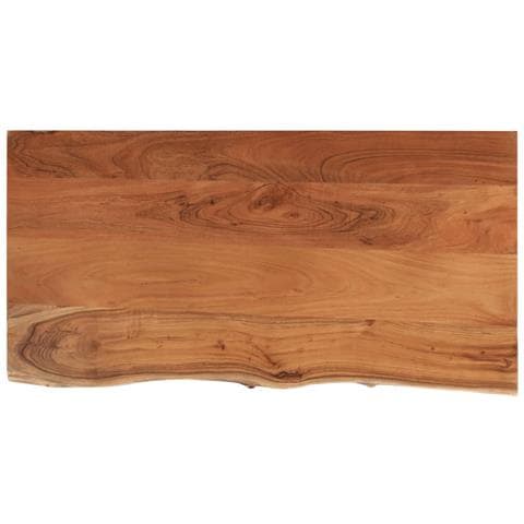 Piano Bagno 120x60x3,8 cm Rettangolare Legno Massello di Acacia - Foto 1