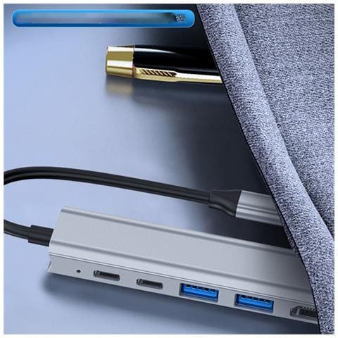 Adattatore Hub 7-in-1 Type-c A Hdmi 4k Compatibile Con Macbook/huawei - Foto 5