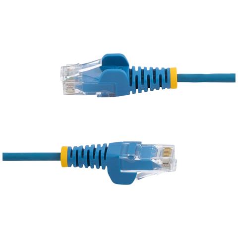 Cavo Ethernet CAT6 Blu da 15m; Patch UTP con Plug RJ45 Antigroviglio e Rilievi di Trazione, Cavo Lan Slim in Rame Puro 28AWG, Sottoposto a test Fluke - Foto 5