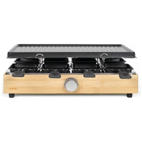 Griglia Per Raclette Per 8 Persone, 1400w - Doc336 - Foto 1