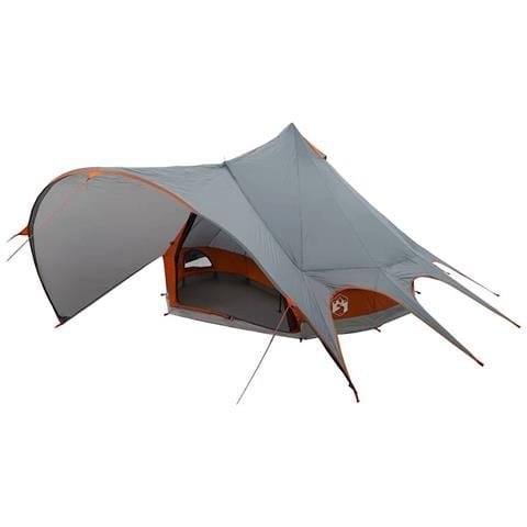 Tenda Teepee con tetto Grigio e arancione 600 x 600 x 347 cm - Foto 1